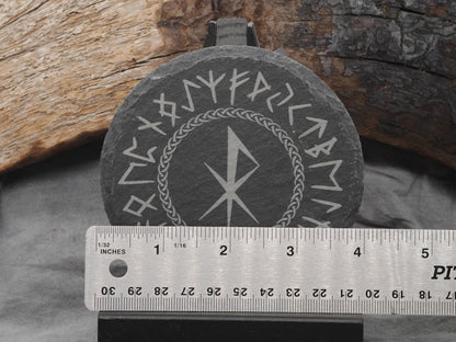 Norse Pagan Bind Rune Altar / Coaster Set of Four - Protection - Health - Love - Prosperity