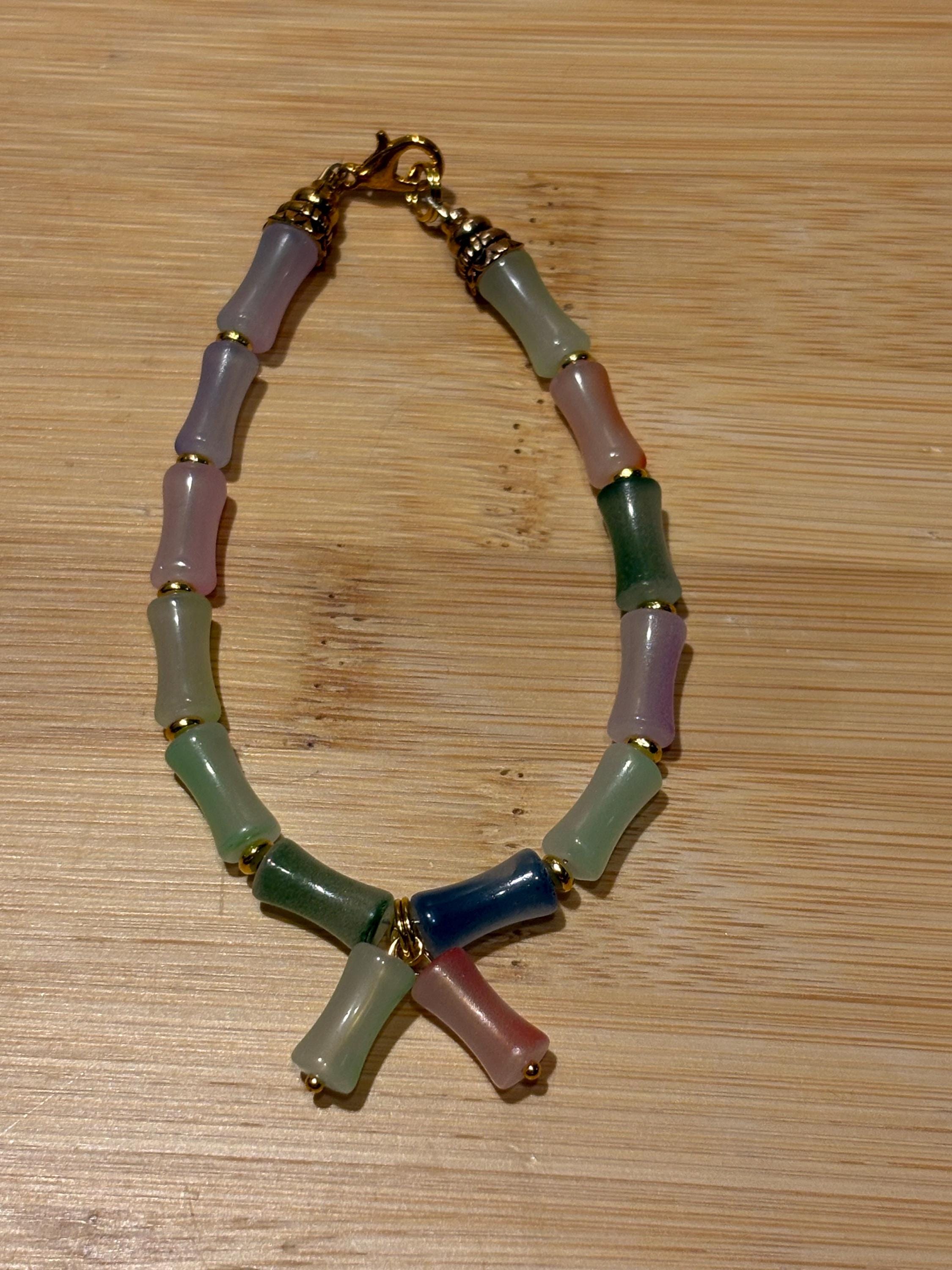 Gentle Bamboo - Handmade Beaded Bracelet