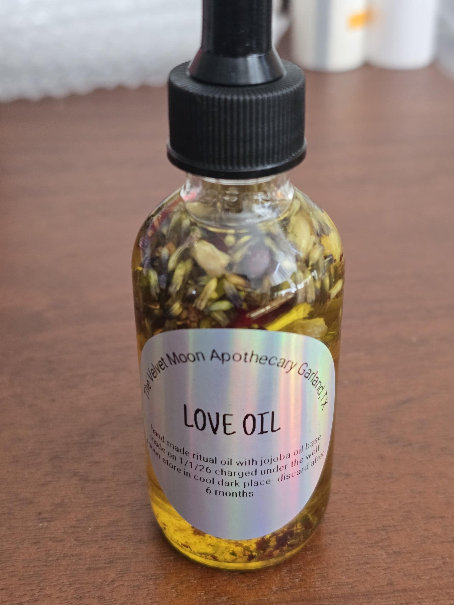 Handcrafted Ritual Oils– Attraction, Romance/  Money, Abundance/Protection Energy