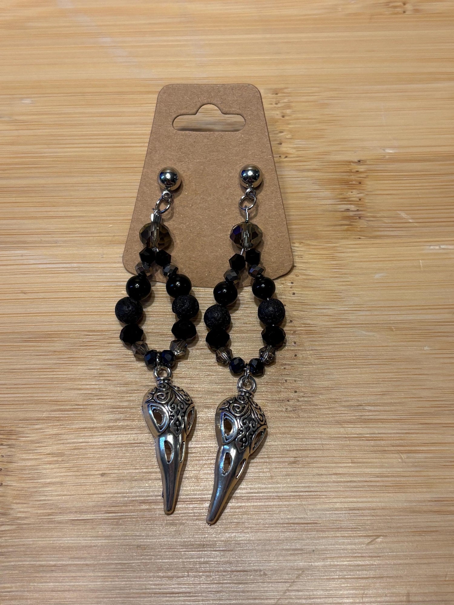 Nightlock - Handmade Beaded Earrings