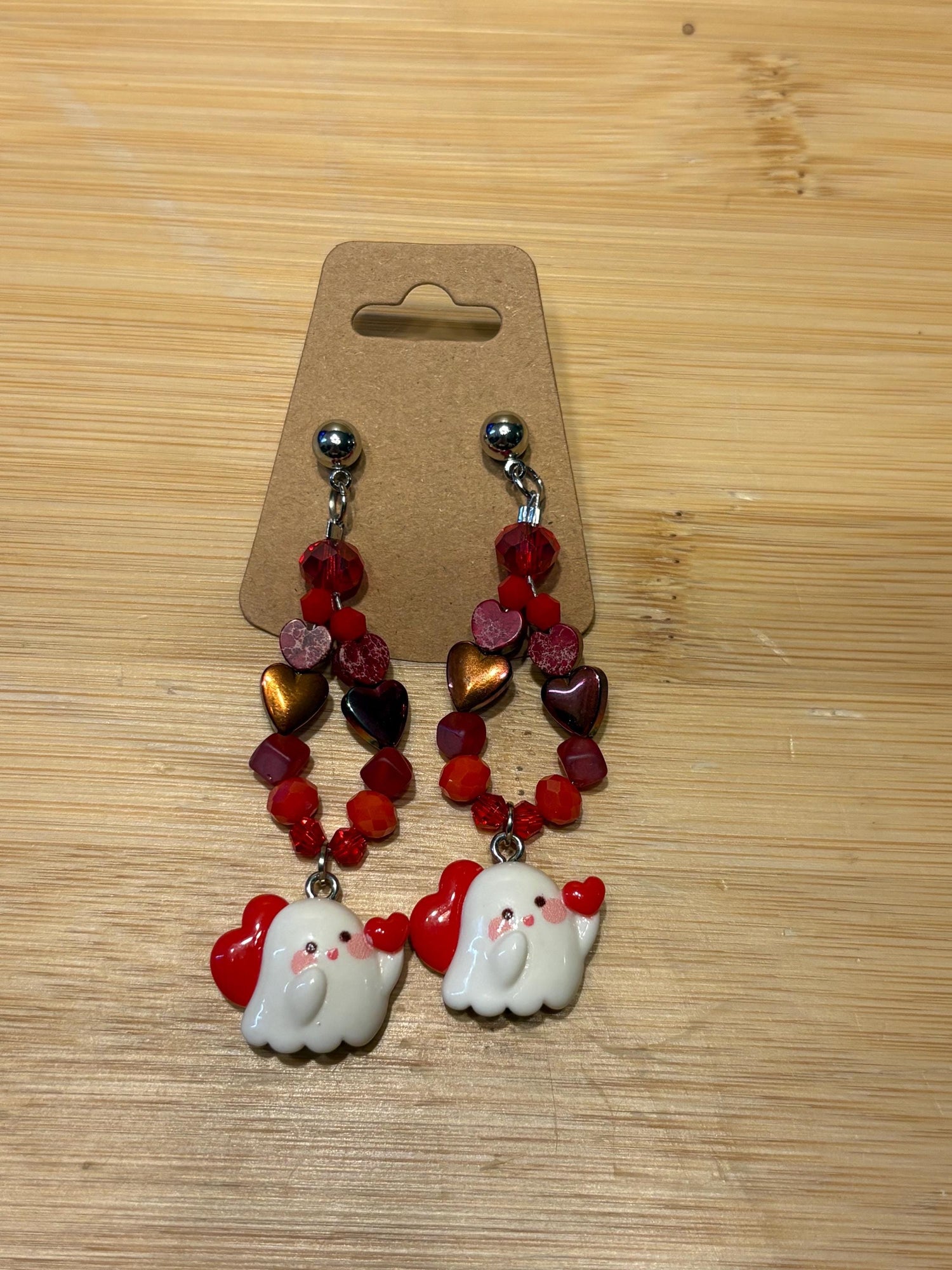Be Mine - Handmade Beaded Earrings