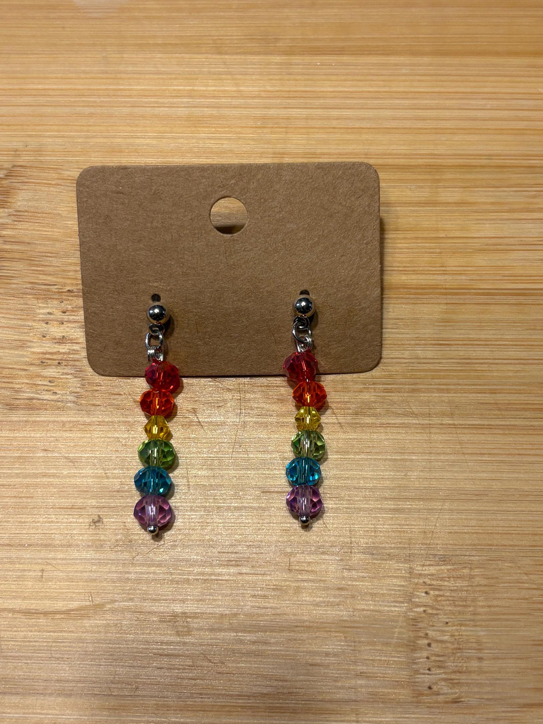 Pride Flag - Handmade Beaded Earrings