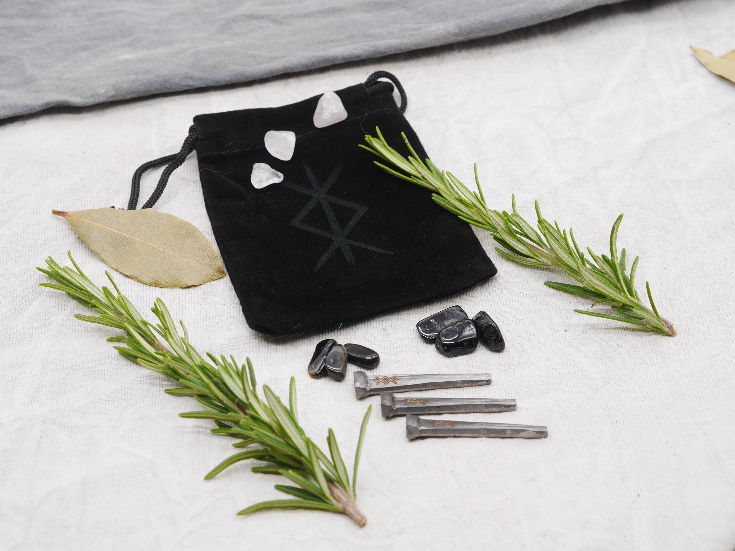 Protection Spell Pouch / Satchel / Talisman - Home and Personal Protection Magick