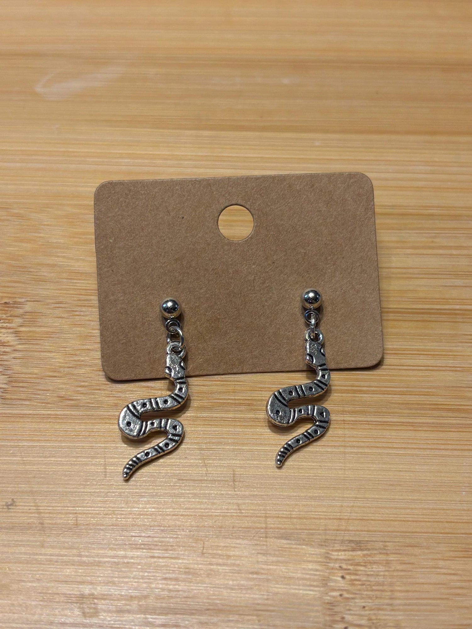 Ssssnake - Handmade Beaded Earrings