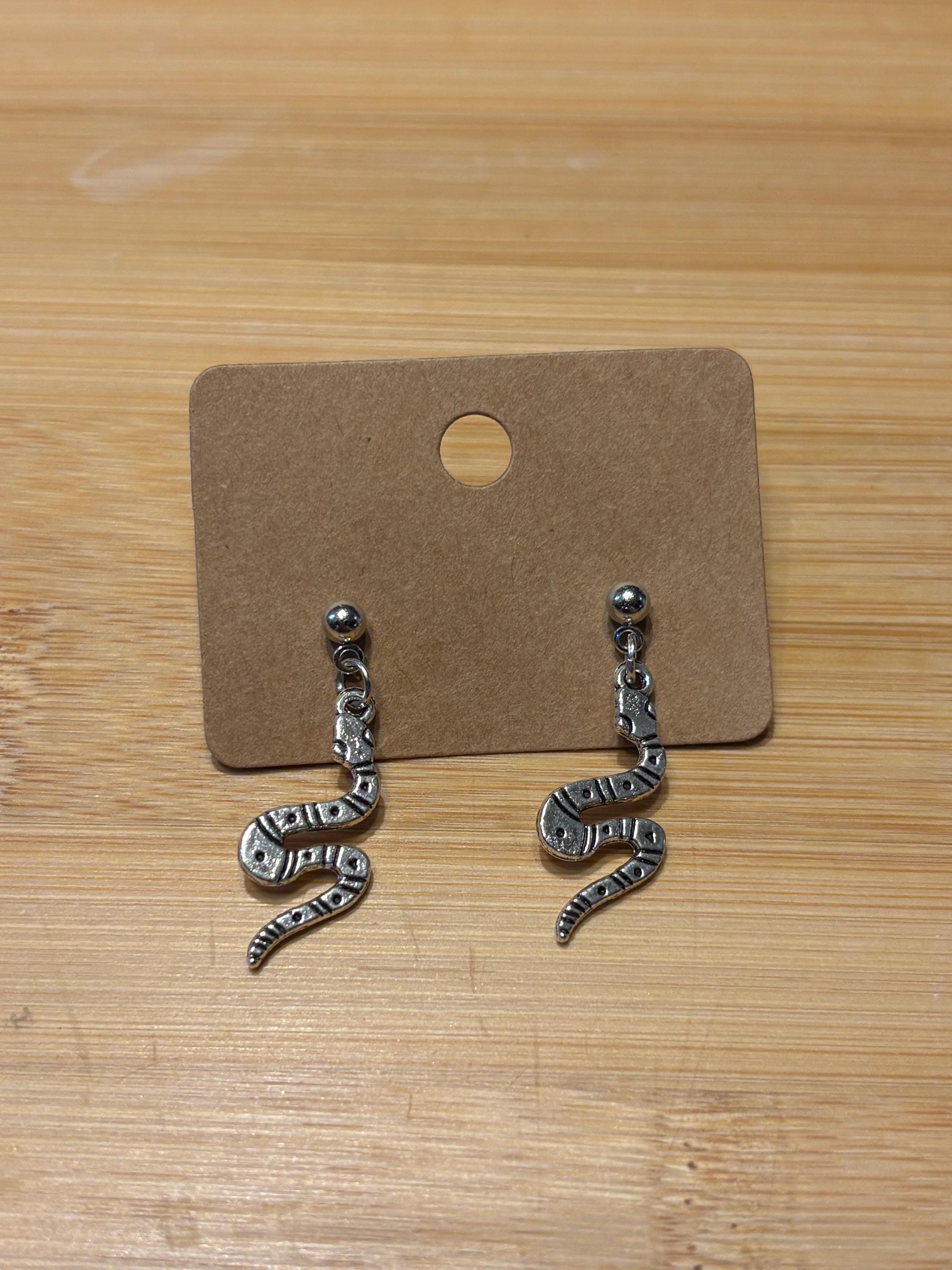 Ssssnake - Handmade Beaded Earrings