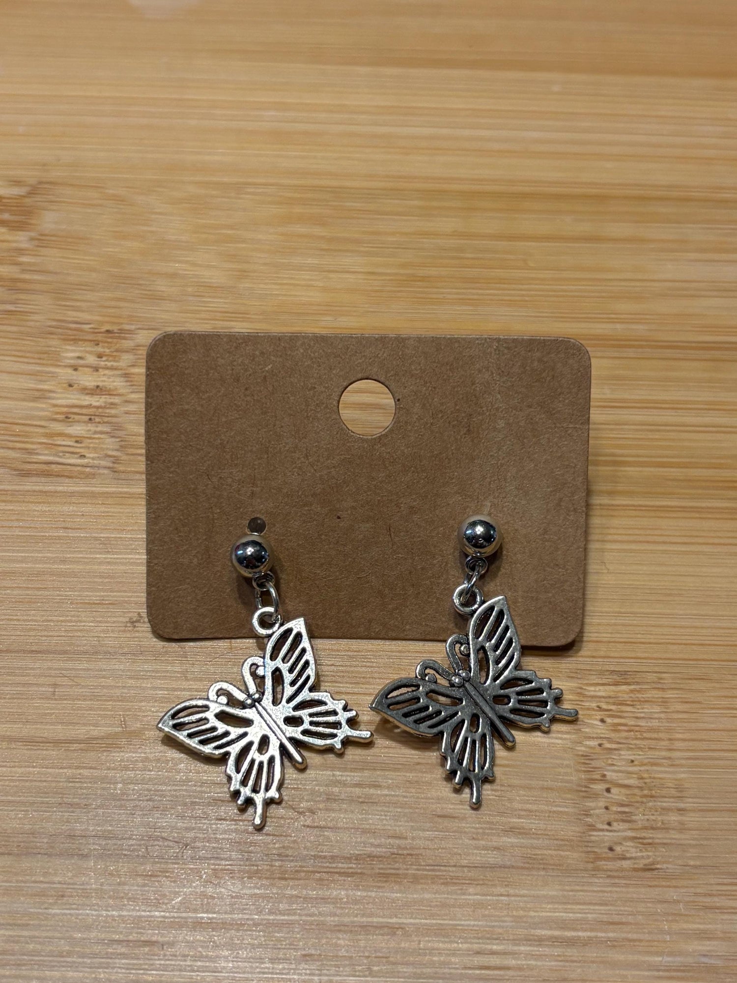 Butterflies - Handmade Beaded Earrings
