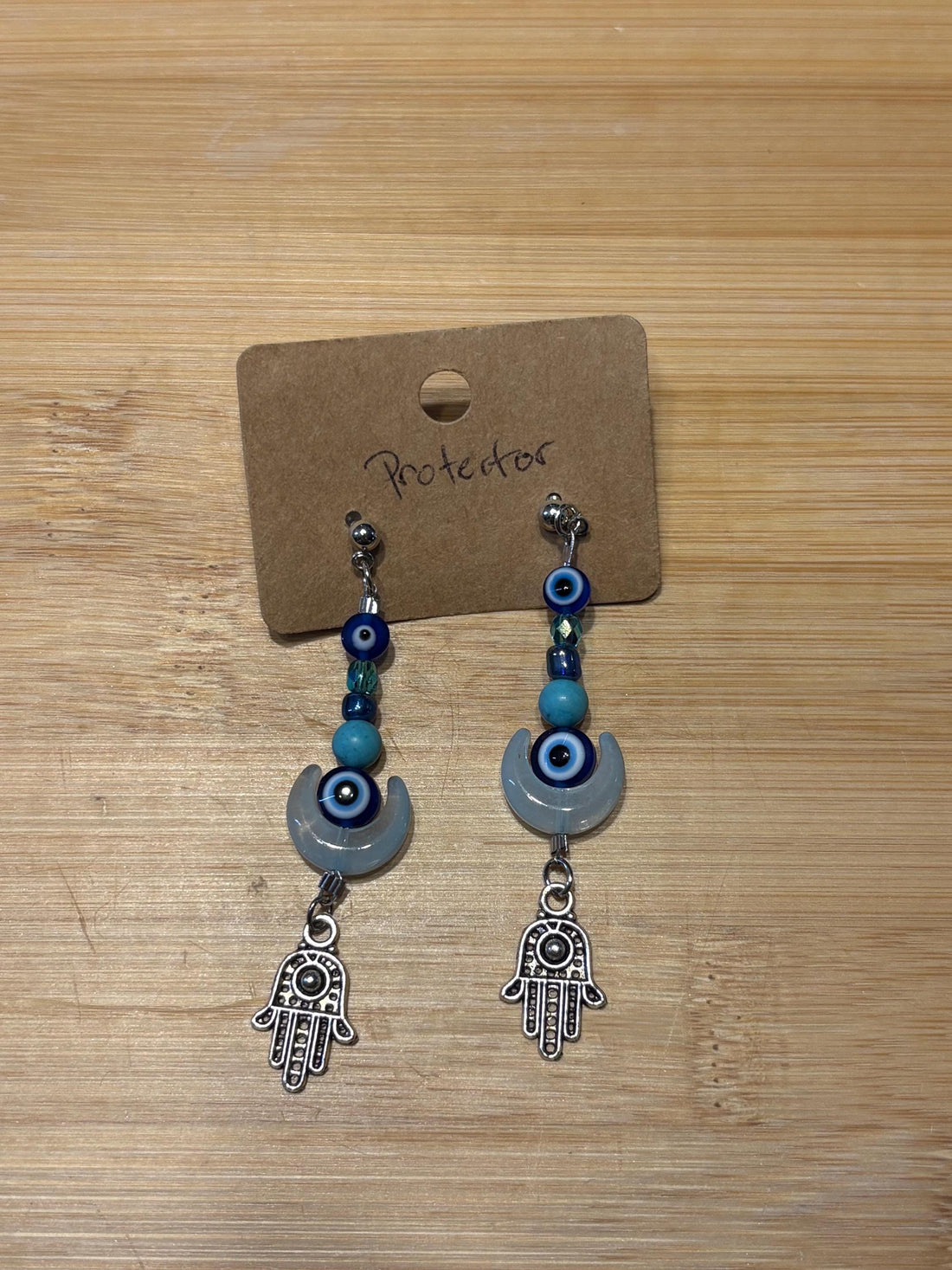 Protector - Handmade Beaded Earrings