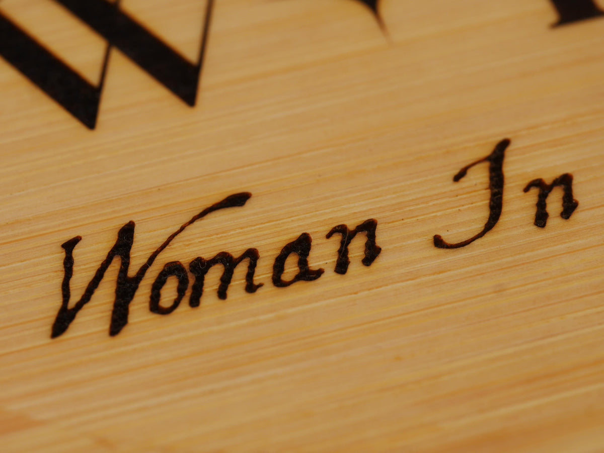 Bamboo WITCH &amp;quot;Woman In Total Control of Herself&amp;quot; Altar Tray / Trinket Holder