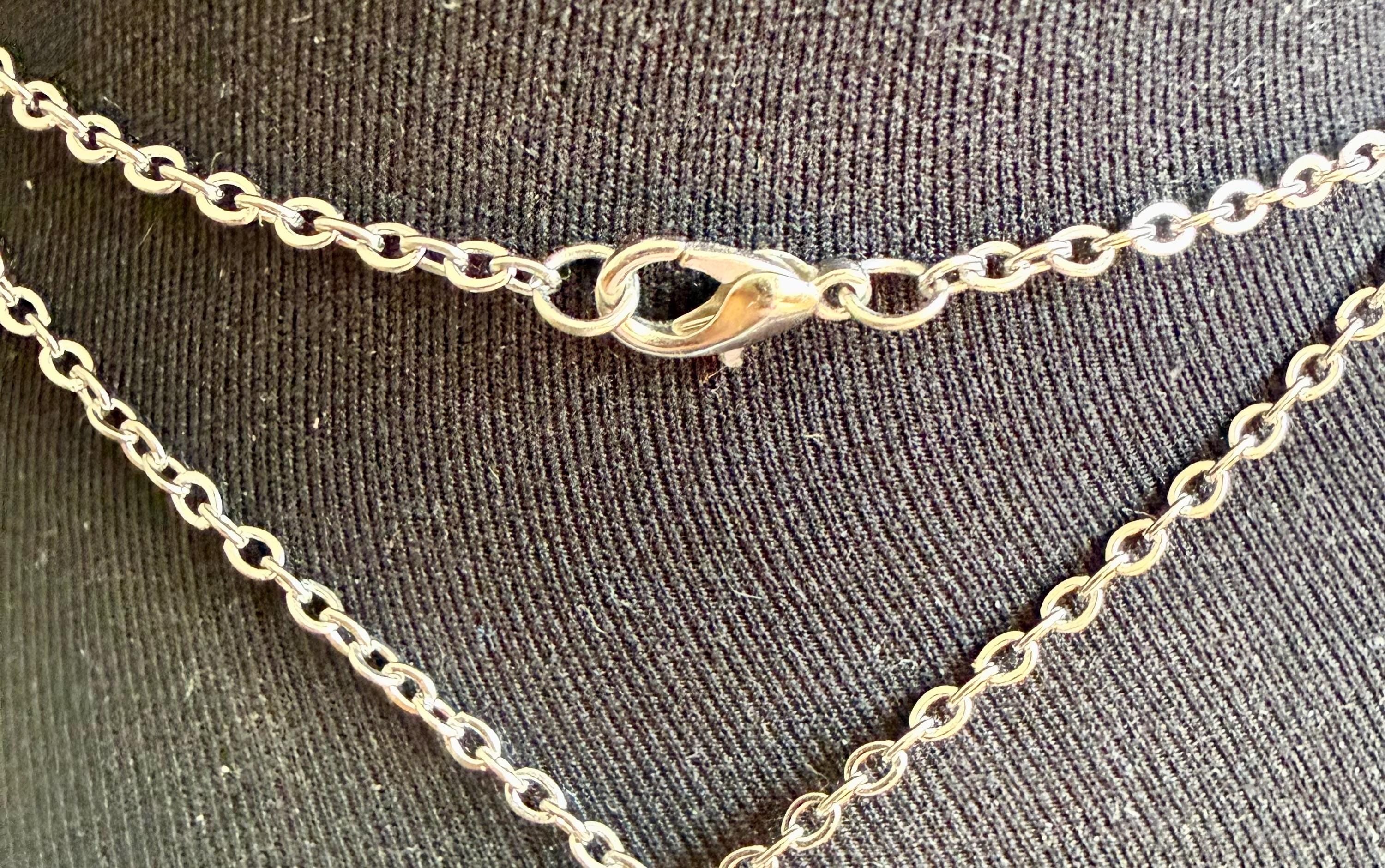 Lilith Sigil Necklace with Garnet, Rose Quartz, and Obsidian Beads.