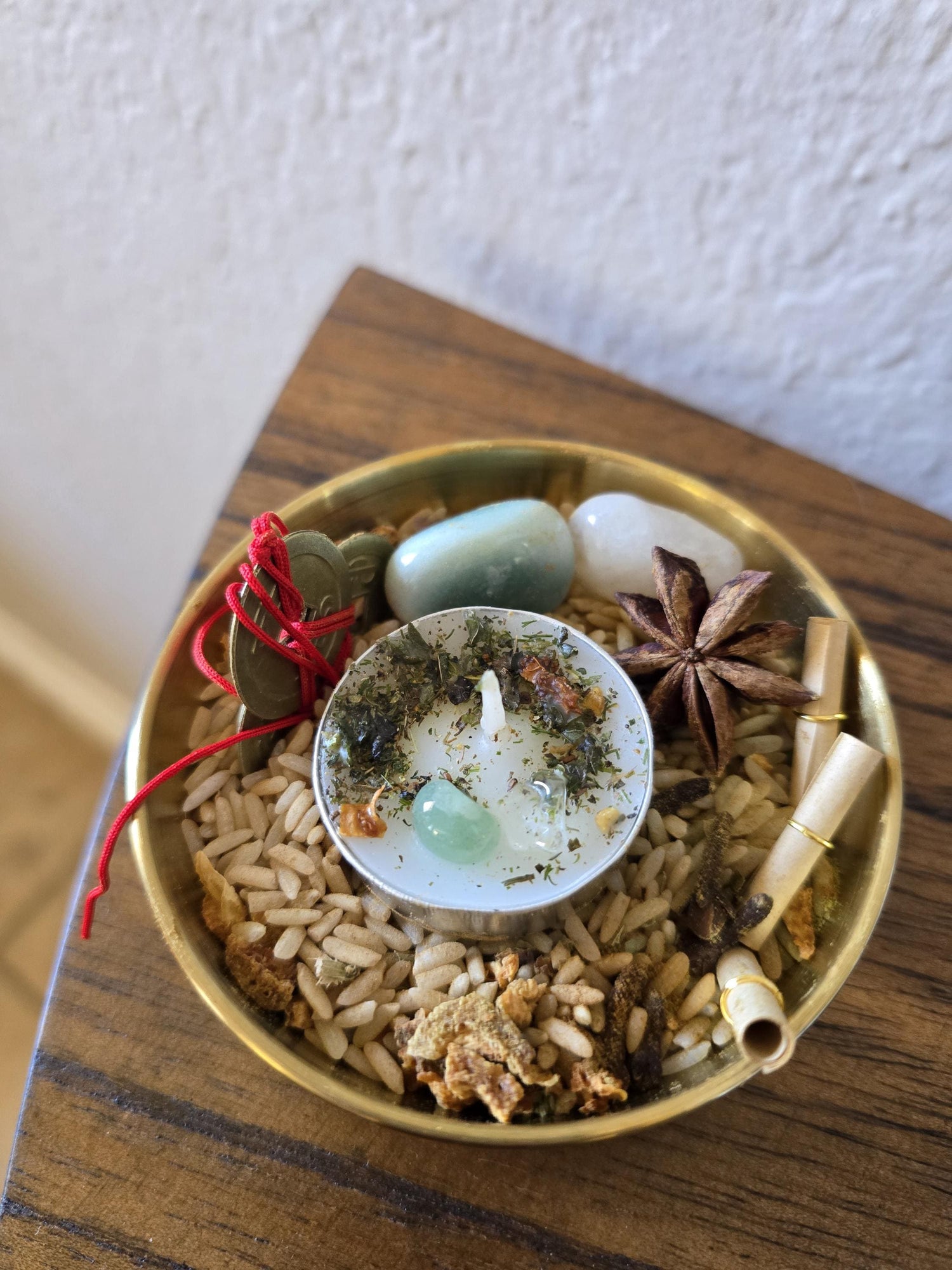 Money Magnet Money Bowl Kit | Prosperity Ritual Kit | Abundance Manifestation | Wealth Attraction Spell Kit | Witchcraft Altar Kit