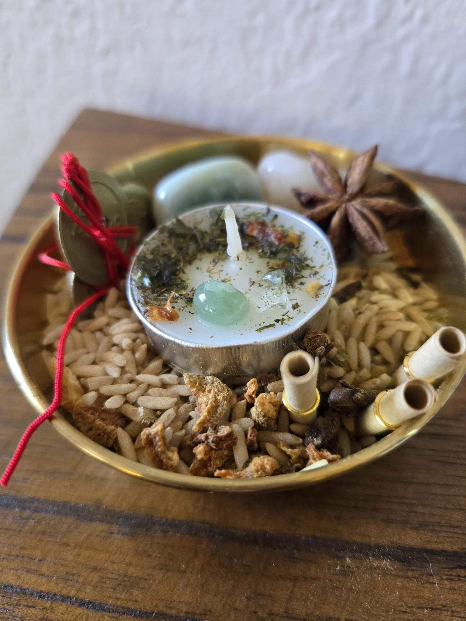 Money Magnet Money Bowl Kit | Prosperity Ritual Kit | Abundance Manifestation | Wealth Attraction Spell Kit | Witchcraft Altar Kit