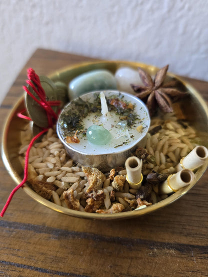 Money Magnet Money Bowl Kit | Prosperity Ritual Kit | Abundance Manifestation | Wealth Attraction Spell Kit | Witchcraft Altar Kit