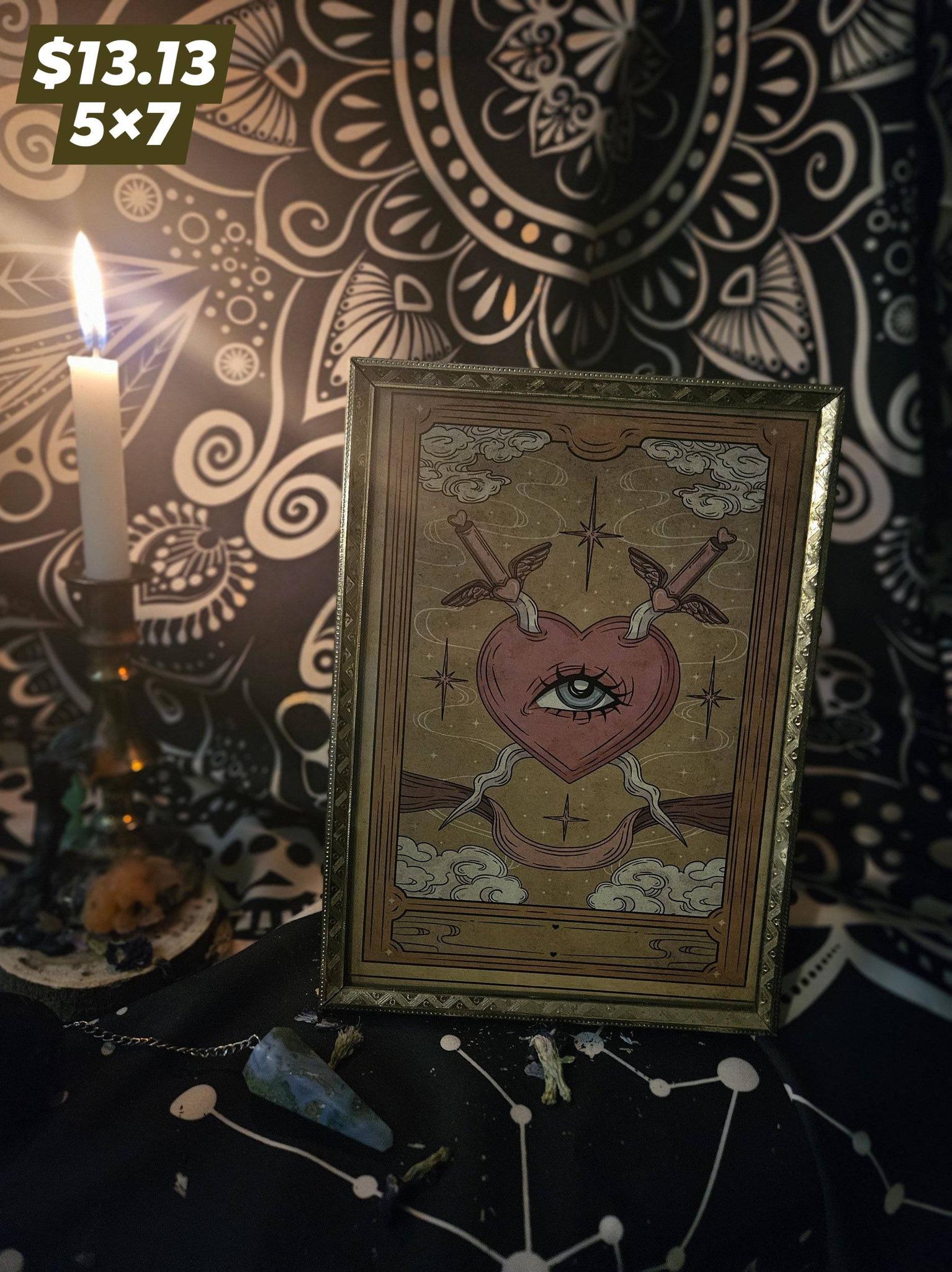 Prints in Vintage Frames