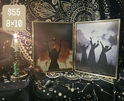 Prints in Vintage Frames