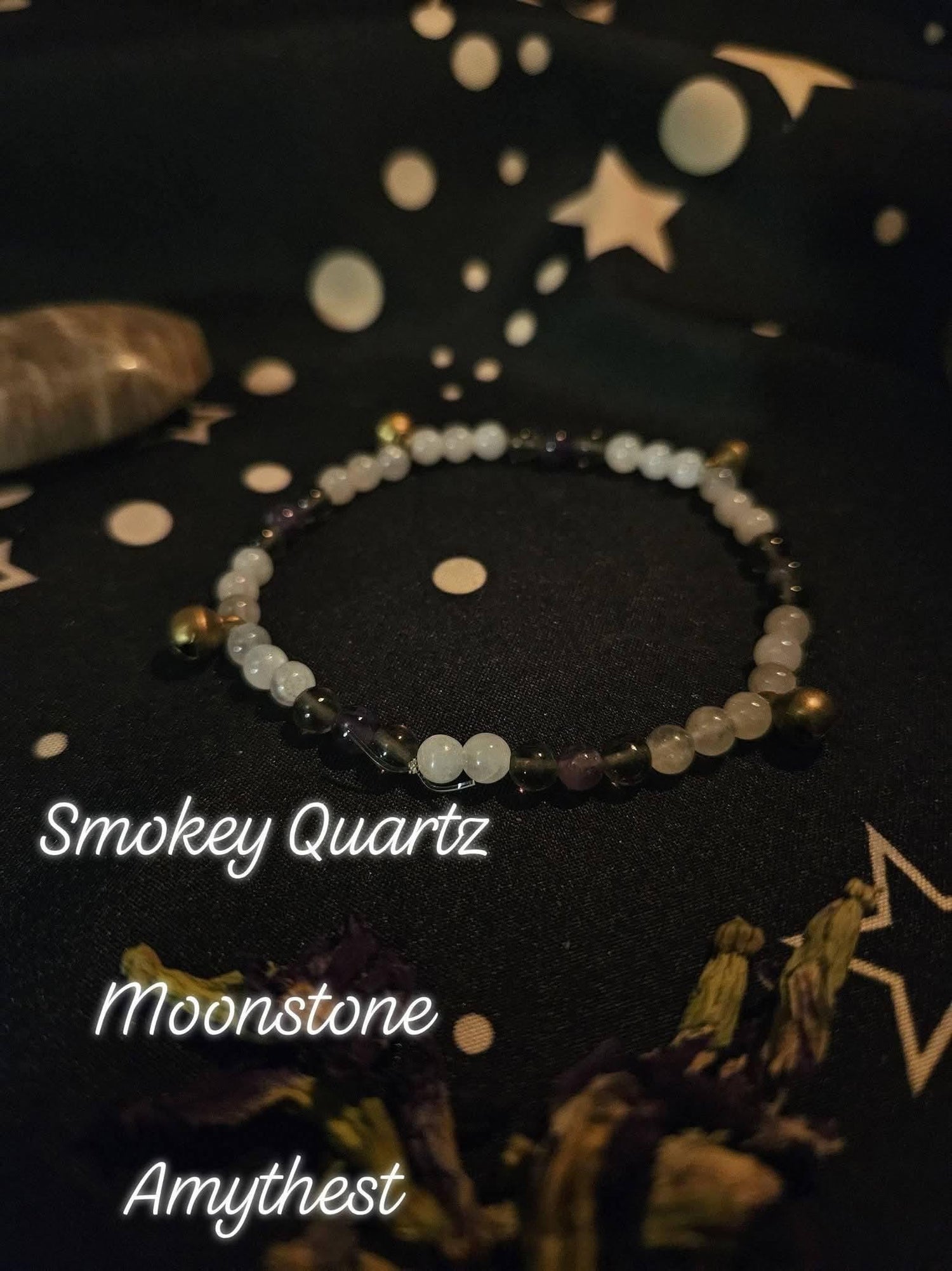 Goddess Crystal Bracelets with Bells