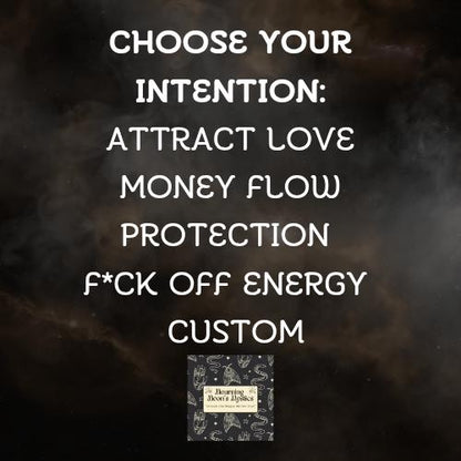 Custom Crystal-Infused Energy Mist | Personalized Label Spray | Attraction, Protection, Abundance Ritual Mist | Witchy Gift
