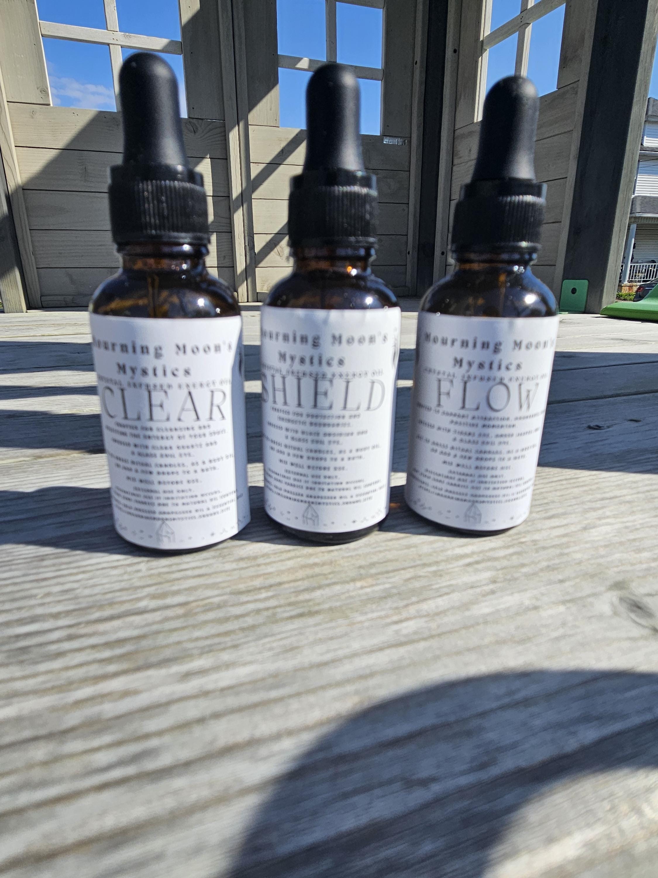 Goddess Ritual Oil | Crystal Infused Rose Gold Shimmer Body Oil (2 oz)