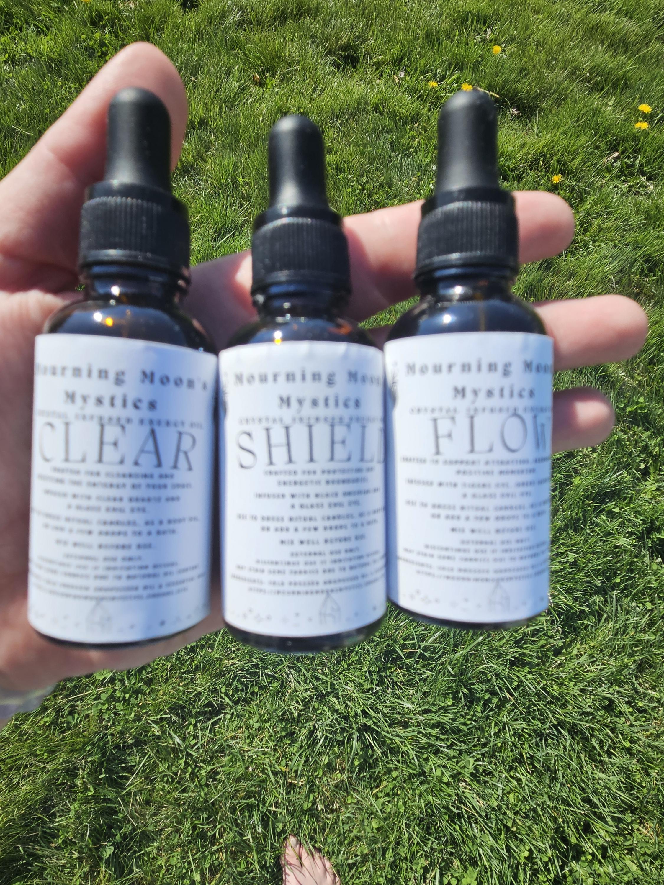 Crystal Infused Energy Oils
