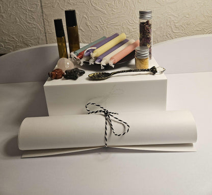 Fire Elemental Ritual Kit | Manifestation, Confidence, Candle Magic, Crystals