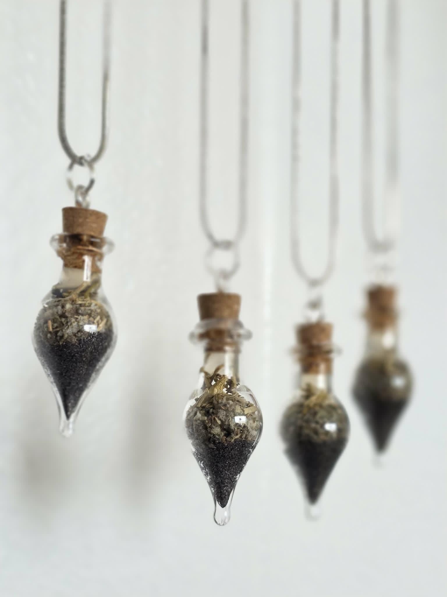 Intentional Spell Jar Necklace • Handmade Ritual Pendant for Protection, Love, Healing &amp; Custom Intentions