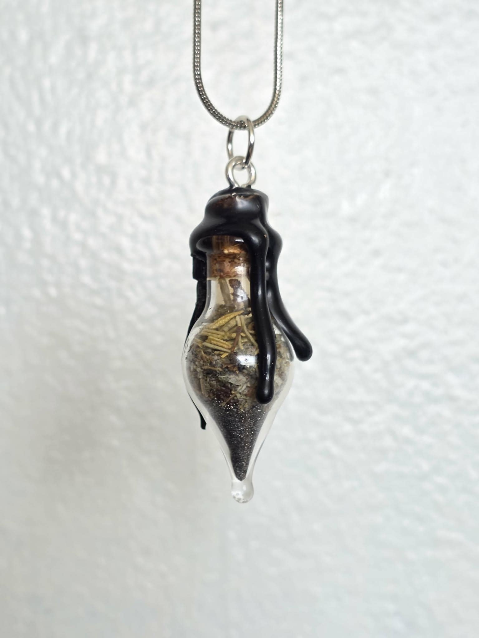 Intentional Spell Jar Necklace • Handmade Ritual Pendant for Protection, Love, Healing &amp; Custom Intentions