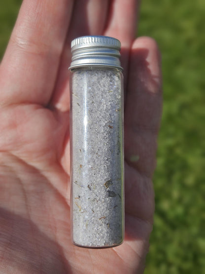 Ritual Salt Set | Moon Phase Herbs, Crystals for Protection, Prosperity, Intuition