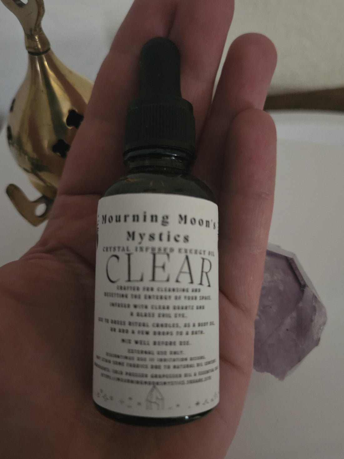 Custom Reiki-Infused Ritual Oil | Personalized Intuitive Spiritual Oil for Manifestation, Protection, Healing &amp; Intention Work