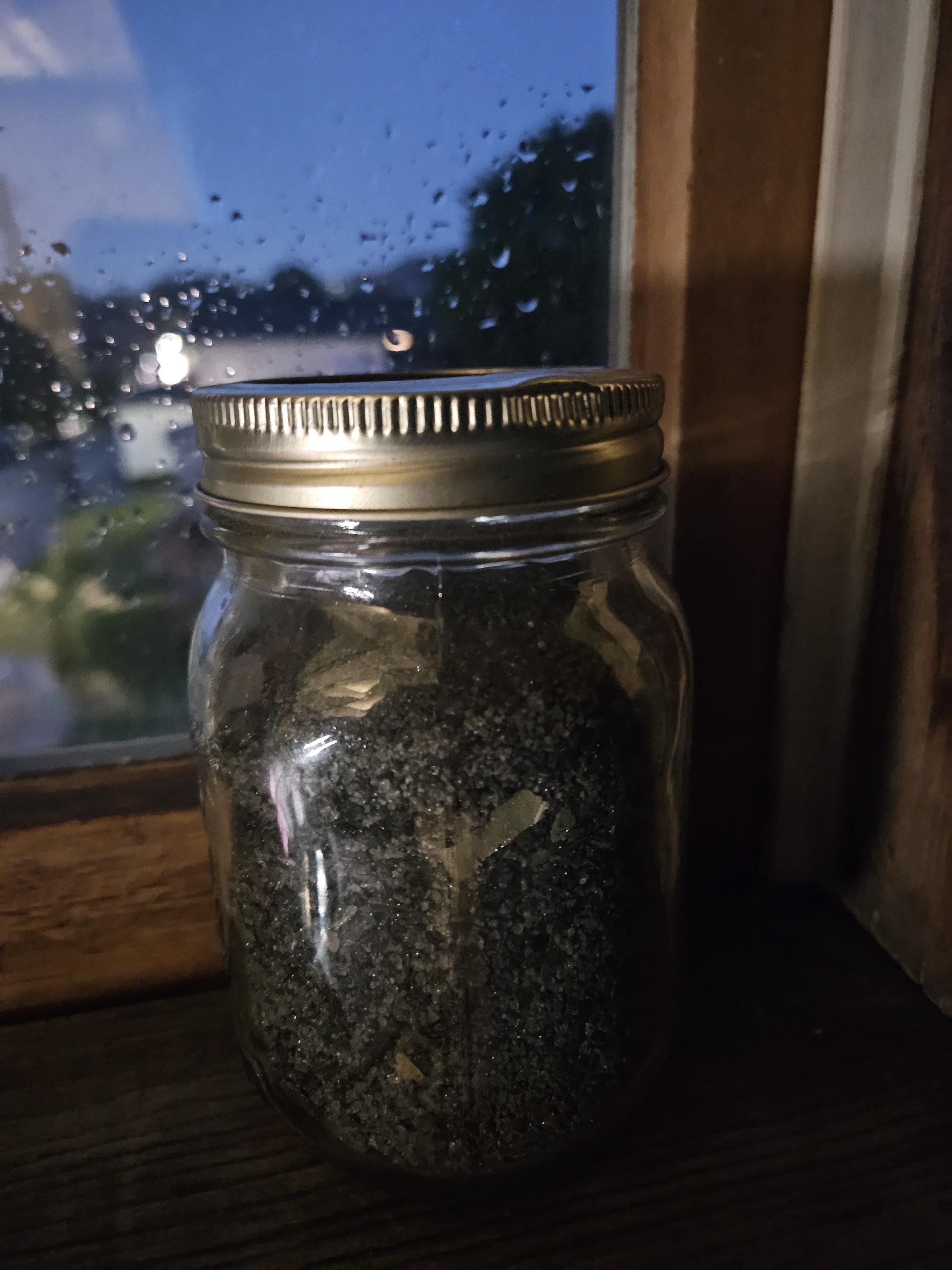 Black Ritual Salt | Protection and Banishing Salt | Dark Moon Crafted Witchcraft Tool for Warding and Spiritual Protection
