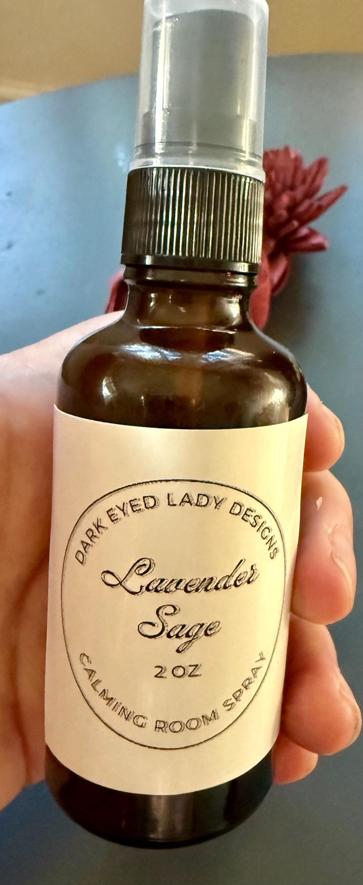 Lavender Sage Essential Oil Room Spray.