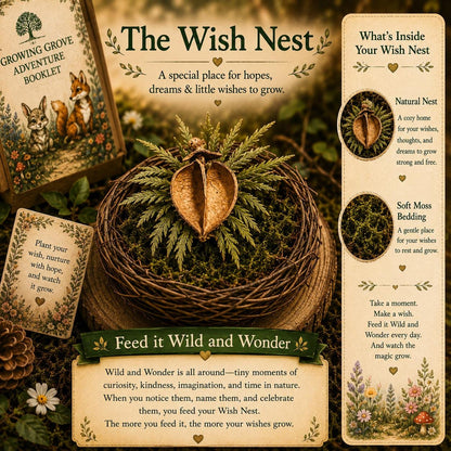 Peaceful Pines Adventure Kit | Mindfulness Calm Activity for Kids | Woodland Companion Gift | Growing Grove Collection | Kids Natural Gift