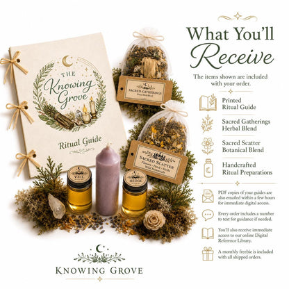 Prosperity Spell Kit, Abundance Ritual Tools, Handcrafted Witchcraft Supplies
