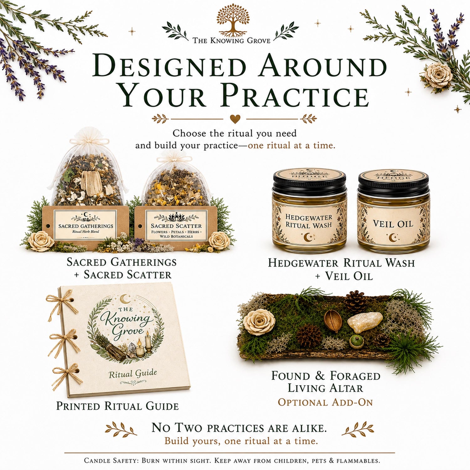 Prosperity Spell Kit, Abundance Ritual Tools, Handcrafted Witchcraft Supplies