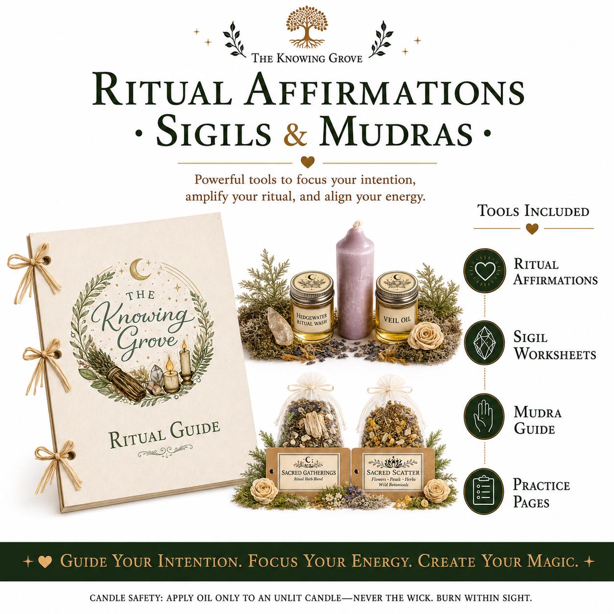 Prosperity Spell Kit, Abundance Ritual Tools, Handcrafted Witchcraft Supplies