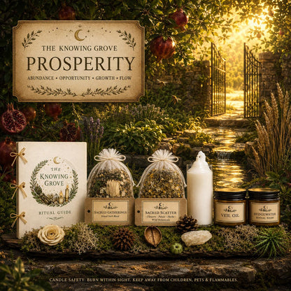Prosperity Spell Kit, Abundance Ritual Tools, Handcrafted Witchcraft Supplies