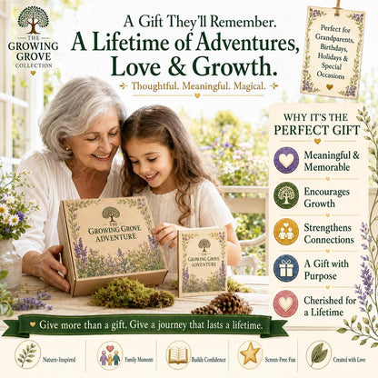 Kids Growth Mindset Adventure Kit | Screen Free Nature Activity, Confidence Building, Rabbit Woodland Gift &amp; Outdoor Play for Kids