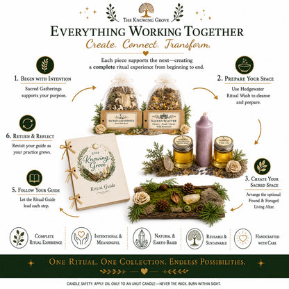 Prosperity Spell Kit, Abundance Ritual Tools, Handcrafted Witchcraft Supplies
