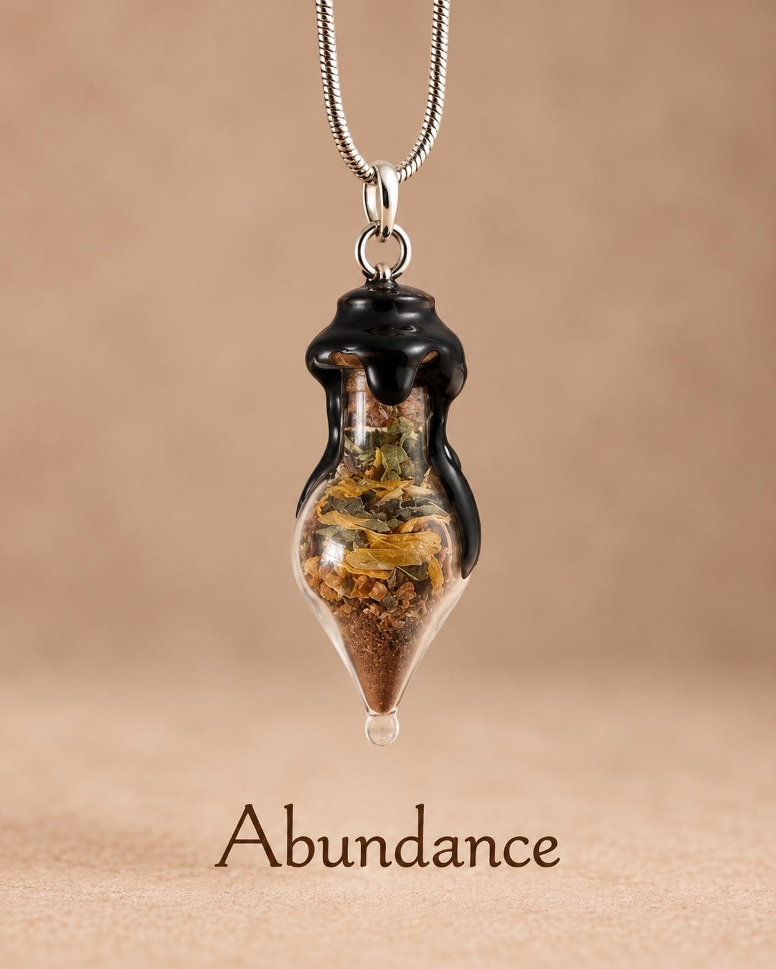 Intentional Spell Jar Necklace • Handmade Ritual Pendant for Protection, Love, Healing &amp; Custom Intentions