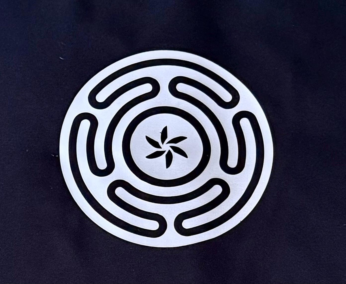 Wheel of Hekate Strophalos Witchcraft Altar Cloth.