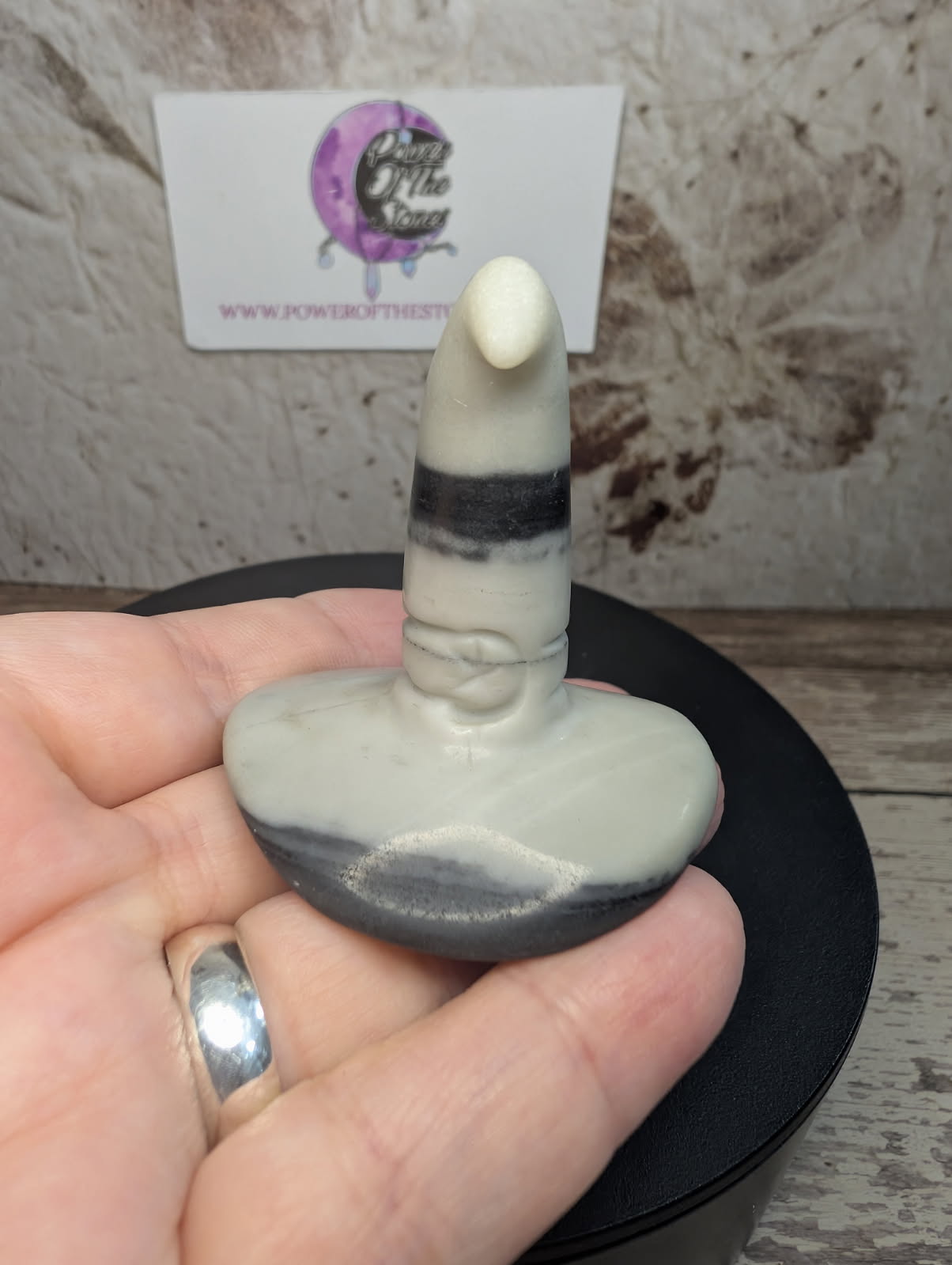 Zebra Jasper witch/wizard hat