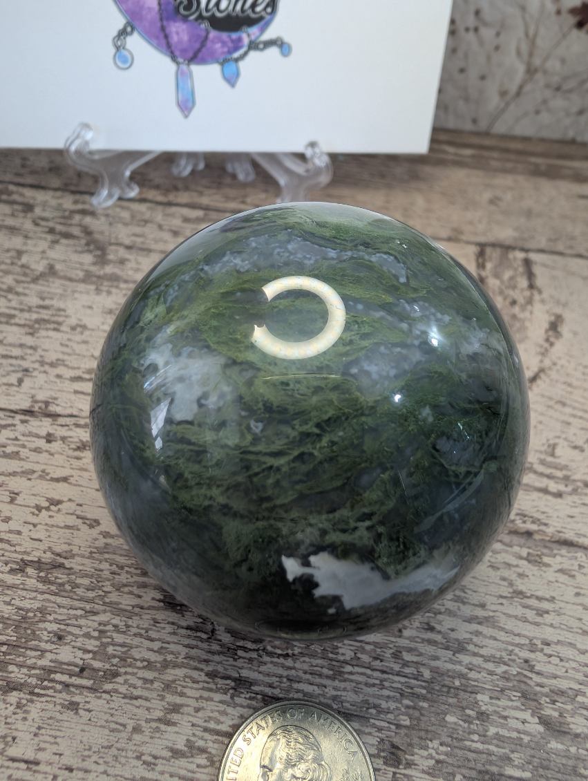 Moss Agate Sphere