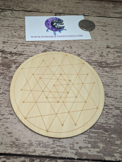 Crystal grid board set