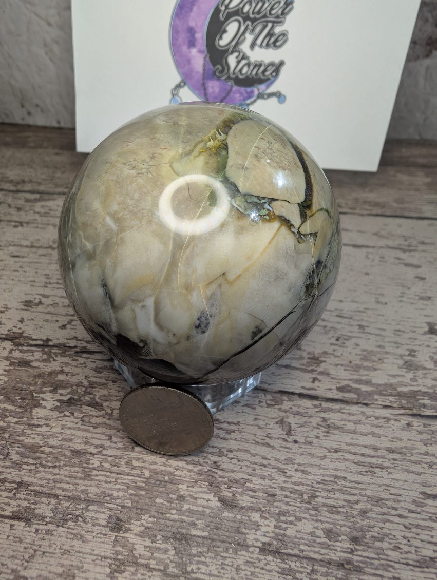 Volcano Agate sphere