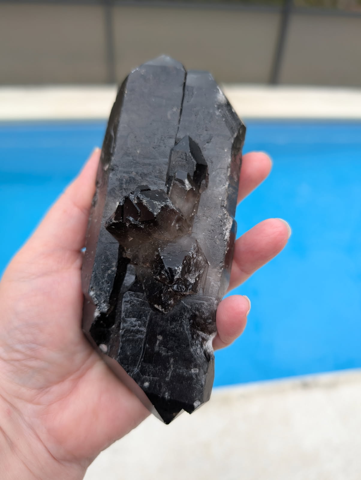Heat Treated Smoky Quartz multi point raw specimen