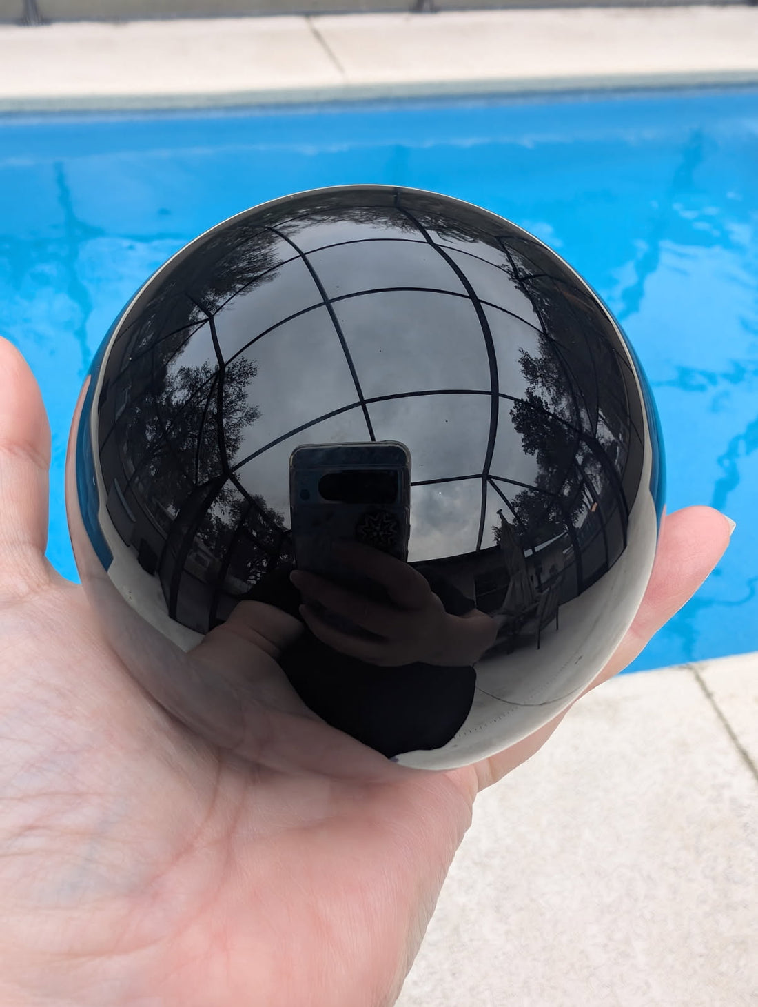 Black Obsidian sphere