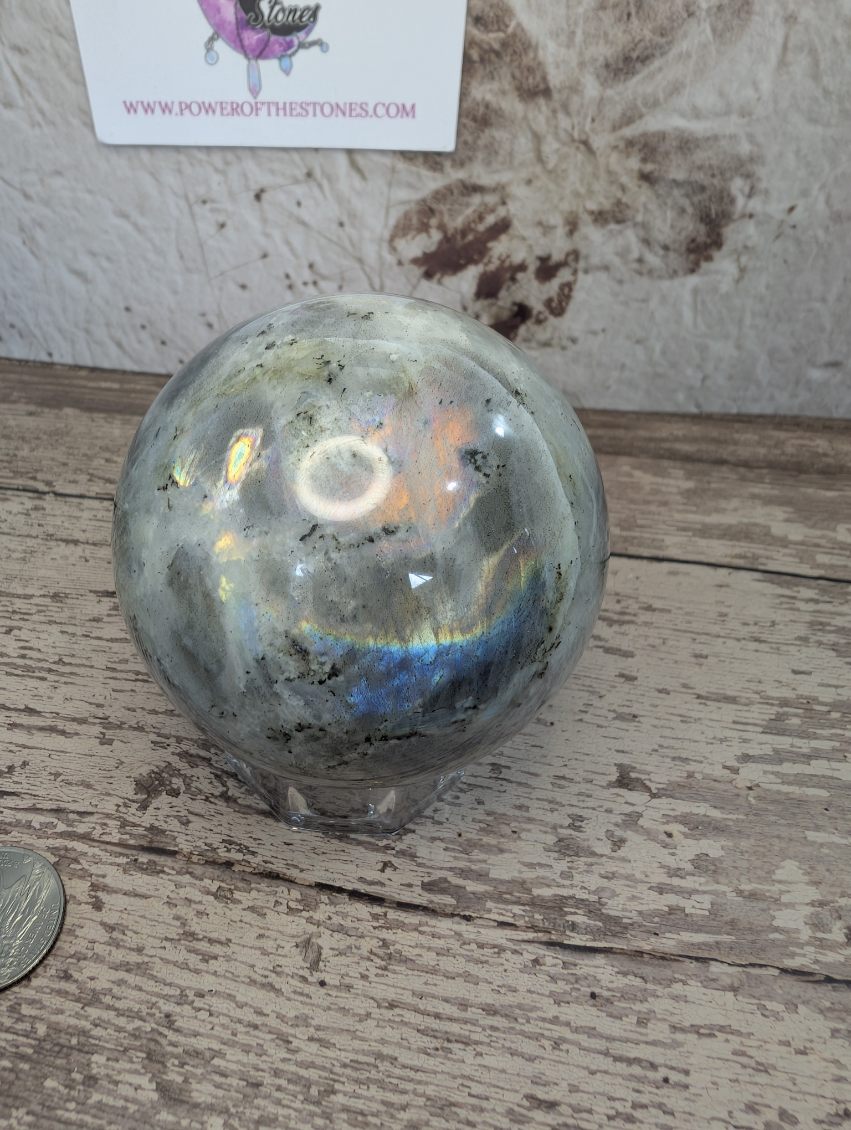 Labradorite sphere