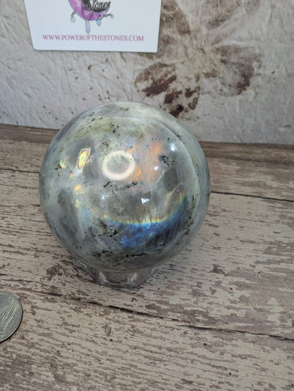 Labradorite sphere