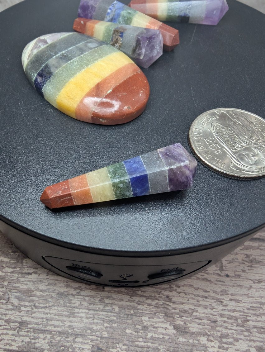 Chakra mini DT points / Worry stone bundle