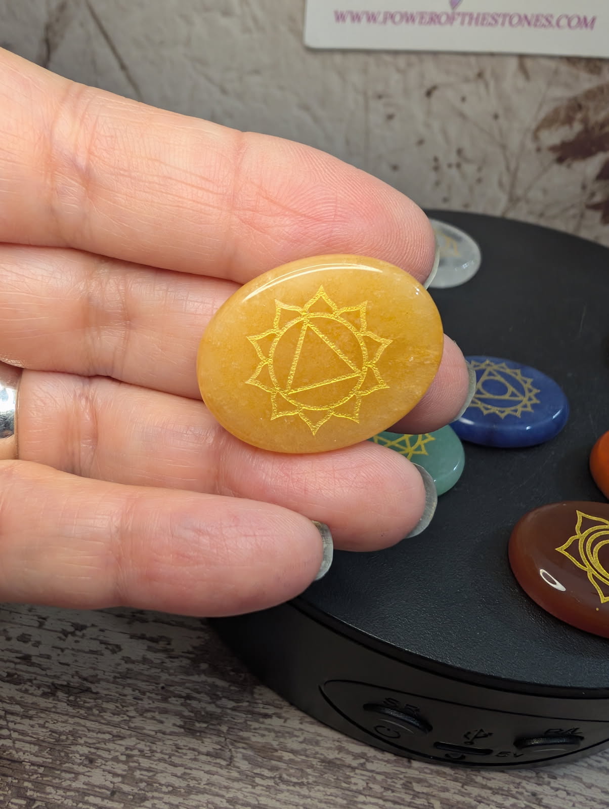 Chakra mini stone set