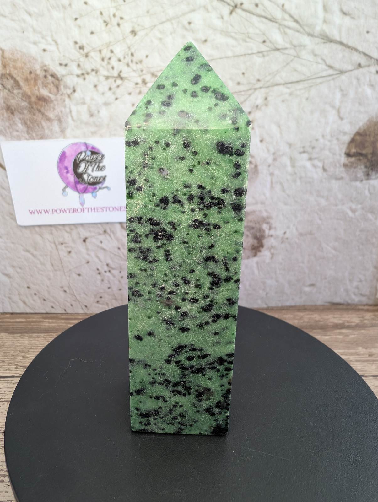 Zoisite obelisk