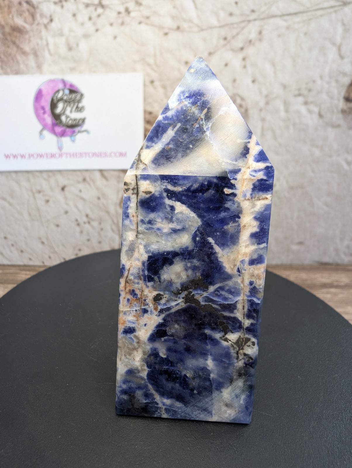 Sodalite obelisk